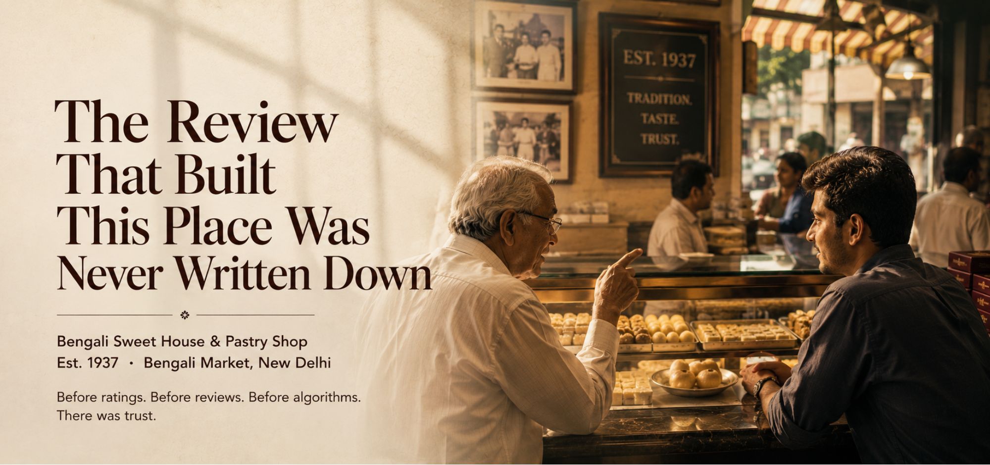 The Review That Built This Place Was Never Written Down
