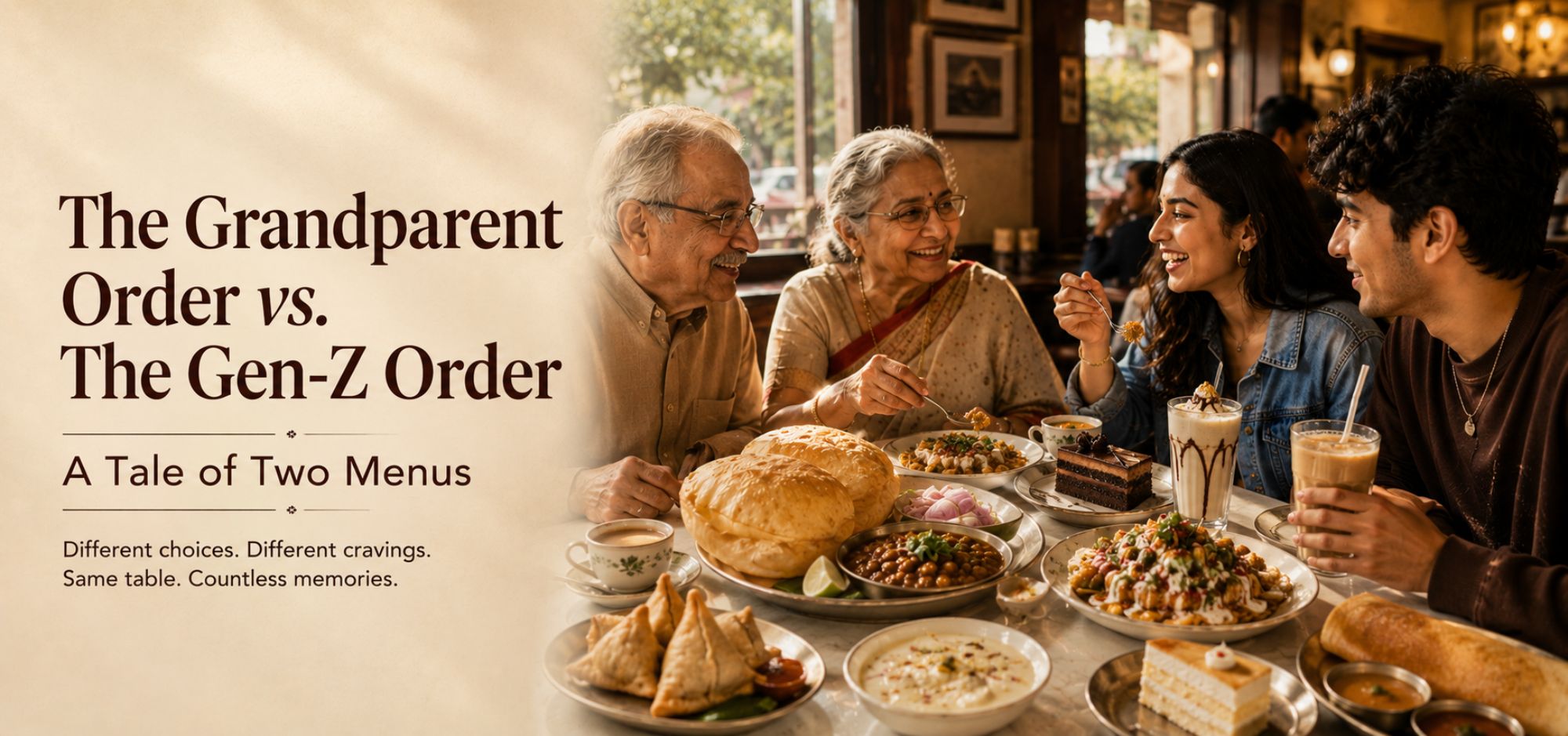 The Grandparent Order vs. The Gen-Z Order: A Tale of Two Menus