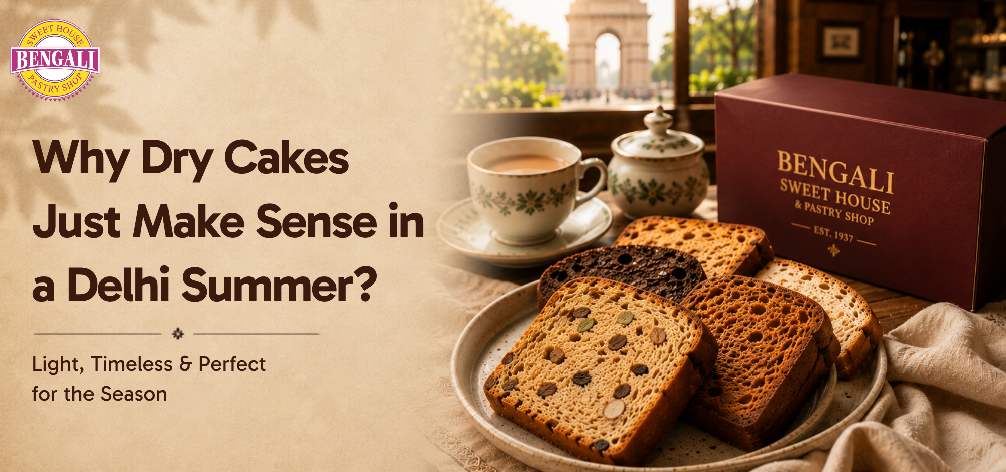 Why Dry Cakes Just Make Sense in a Delhi Summer