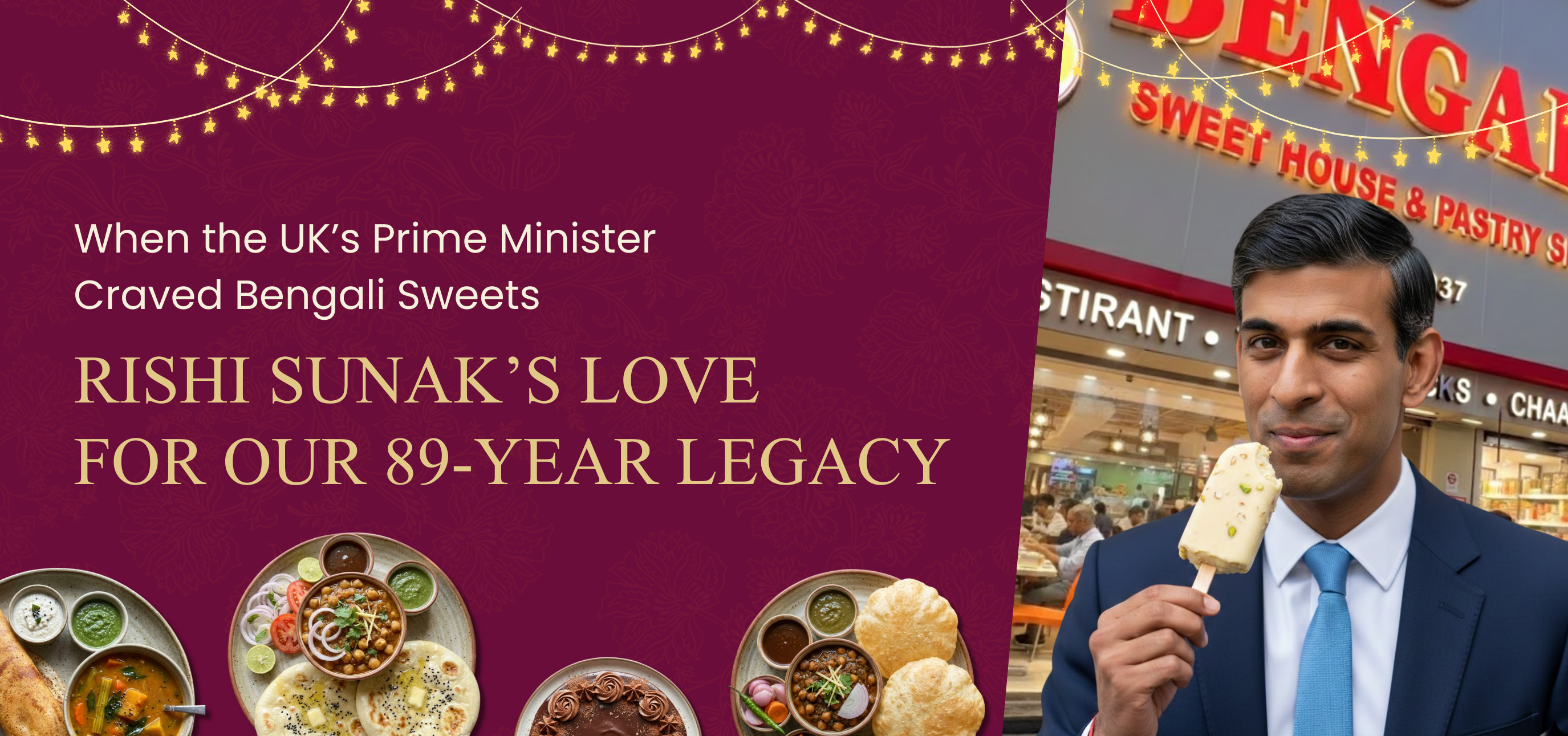 When the UK's Prime Minister Craved Bengali Sweets: Rishi Sunak's Love for Our 89-Year Legacy