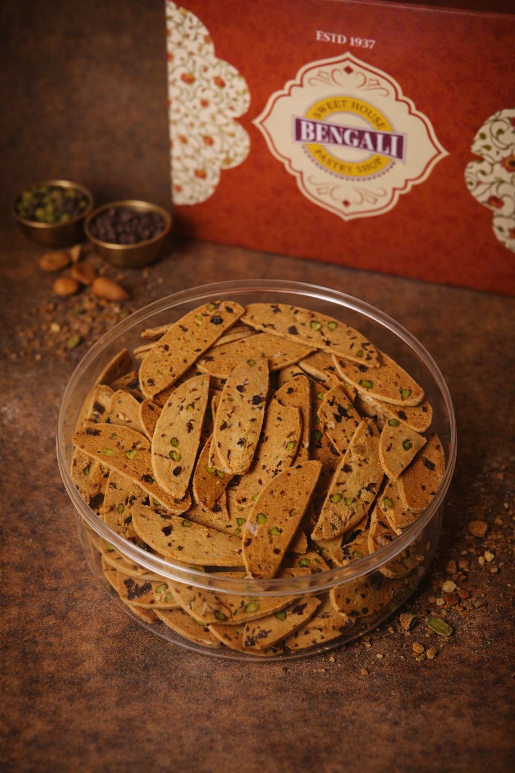 Cranberry Thin Biscotti (Eggless)